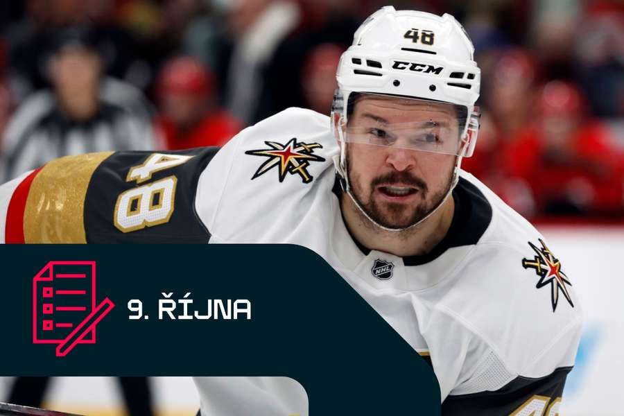 Tomáš Hertl v barvách Vegas Golden Knights.