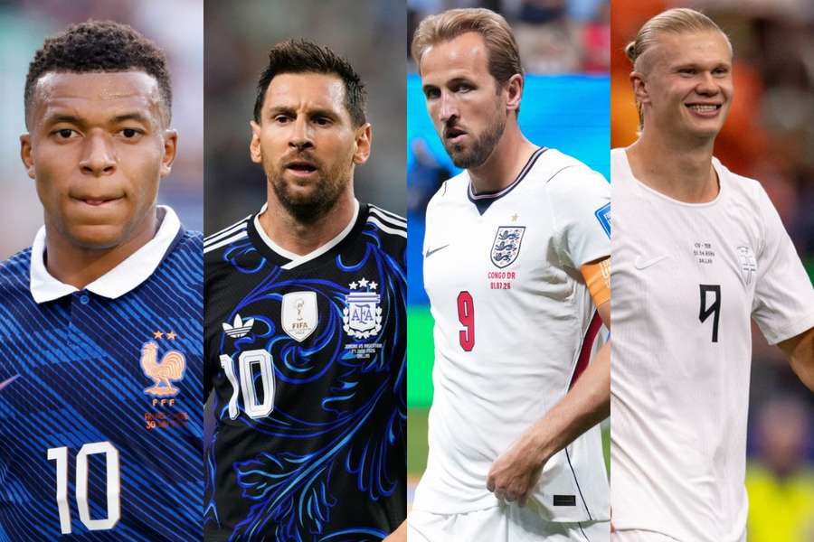 Kylian Mbappe (Franța), Leo Messi (Argentina), Harry Kane (Anglia) și Erling Haaland (Norvegia), luptă aprigă pentru Gheata de Aur la Cupa Mondială Kylian Mbappe (Franța), Leo Messi (Argentina), Harry Kane (Anglia) și Erling Haaland (Norvegia), luptă aprigă pentru Gheata de Aur la Cupa Mondială