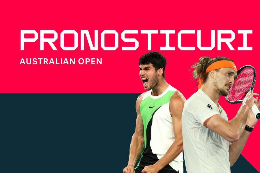 Alcaraz - Zverev - Pronosticuri, cele mai bune pariuri și cote Australian Open