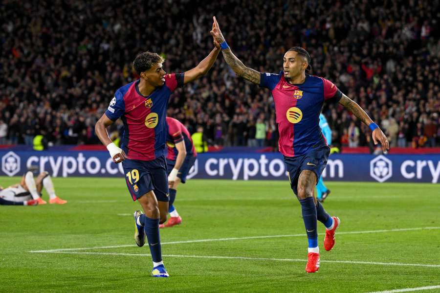 Lamine Yamal et Raphinha ont inscrit les trois buts blaugranas