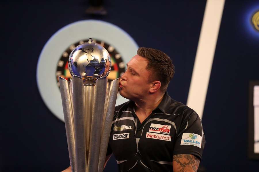 Gerwyn Price was in 2021 de beste in Alexandra Palace