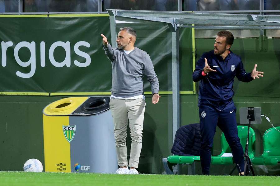 Rui Borges, treinador do Sporting Rui Borges, treinador do Sporting