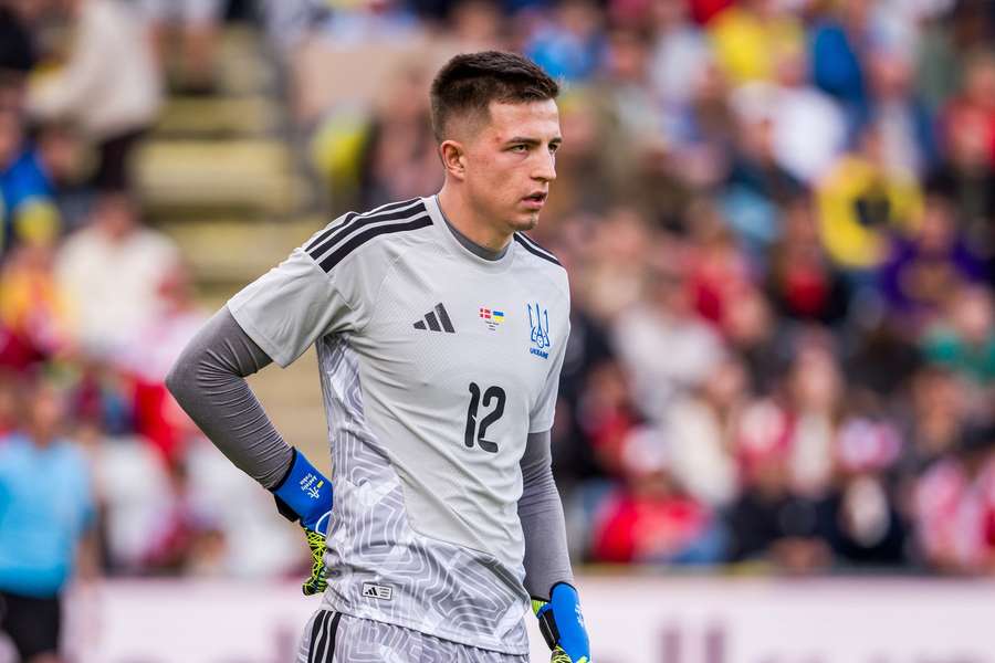 Anatoliy Trubin ao serviço da selação da Ucrânia