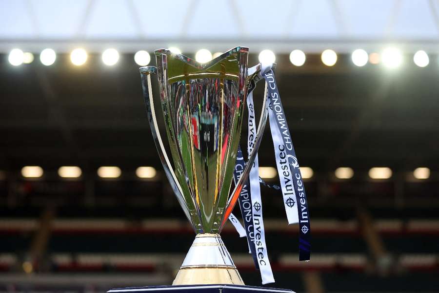 The Champions Cup trophy 