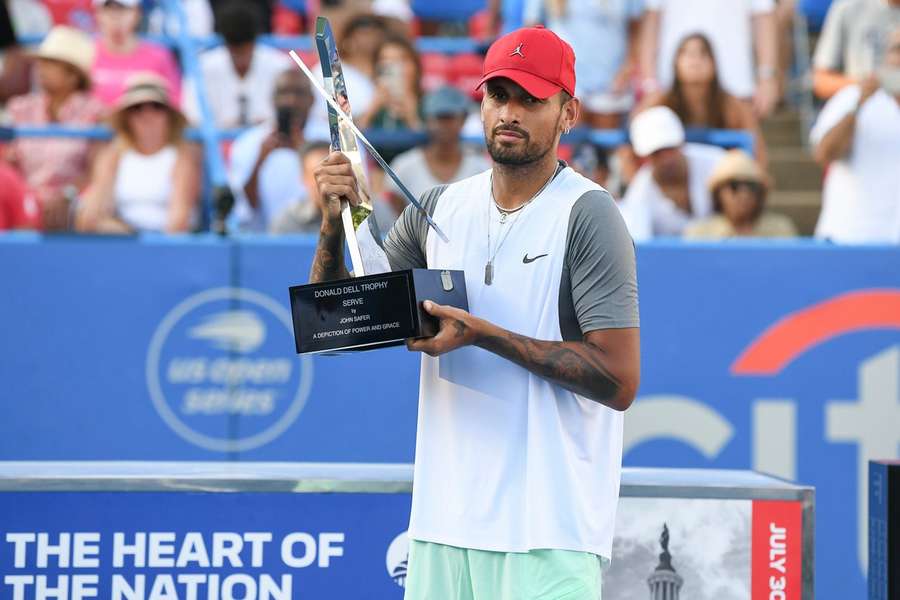 Kyrgios won last year in Washington 