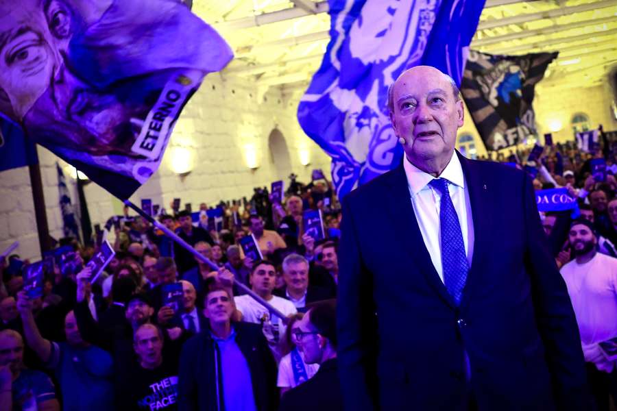 Pinto da Costa na apresentação do seu livro, este domingo