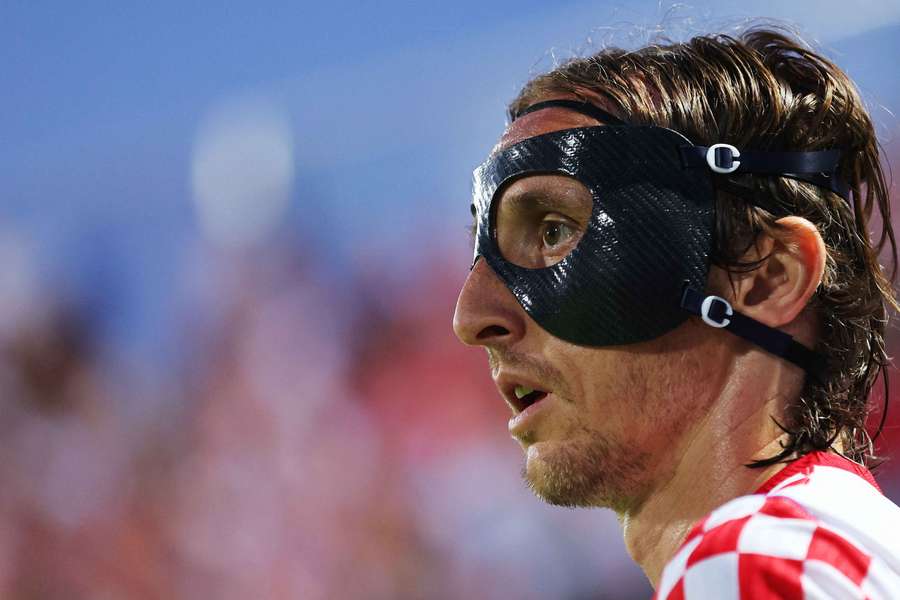 Luka Modric, el rostro eterno de Croacia con o sin máscara
