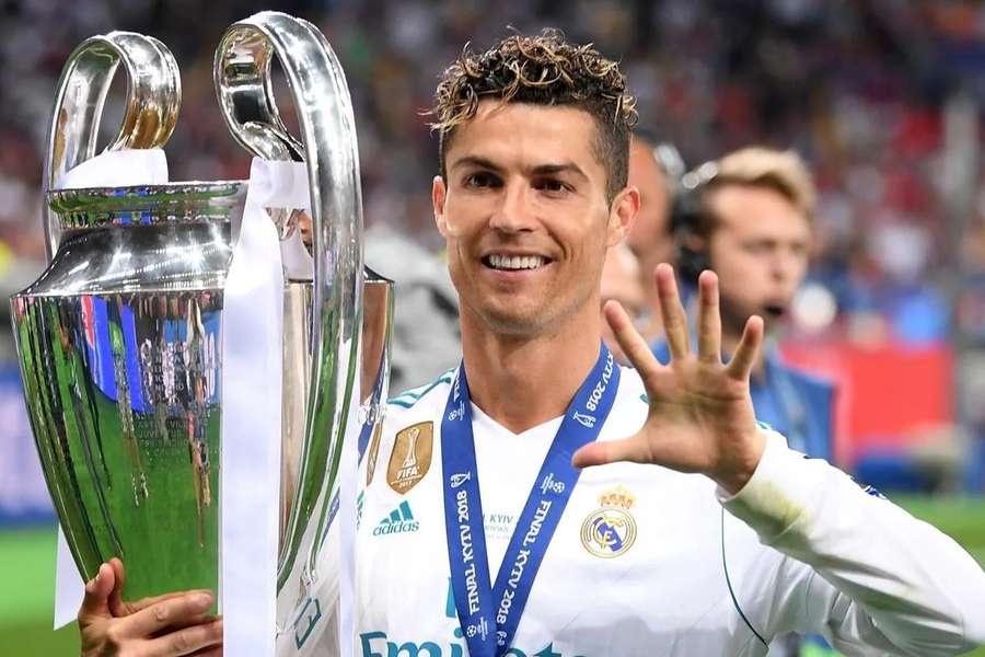 Cristiano Ronaldo a câștigat cinci Ligi ale Campionilor