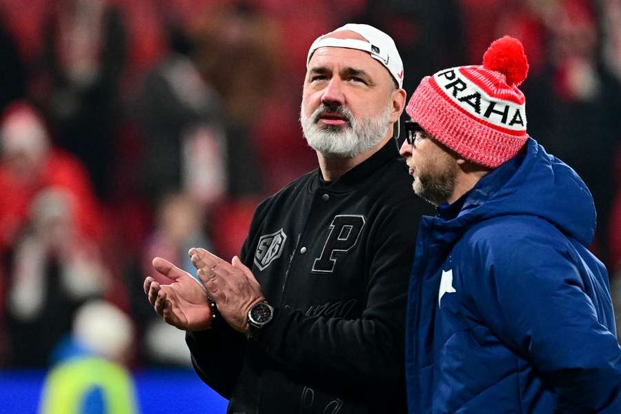 Trenér Slavie Jindřich Trpišovský věří, že sešívaní mohou v Lize mistrů zaskočit Tottenham, Trenér Slavie Jindřich Trpišovský věří, že sešívaní mohou v Lize mistrů zaskočit Tottenham,