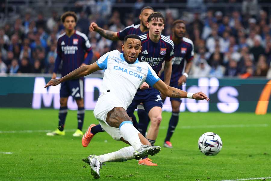 Aubameyang foi o herói do Marselha