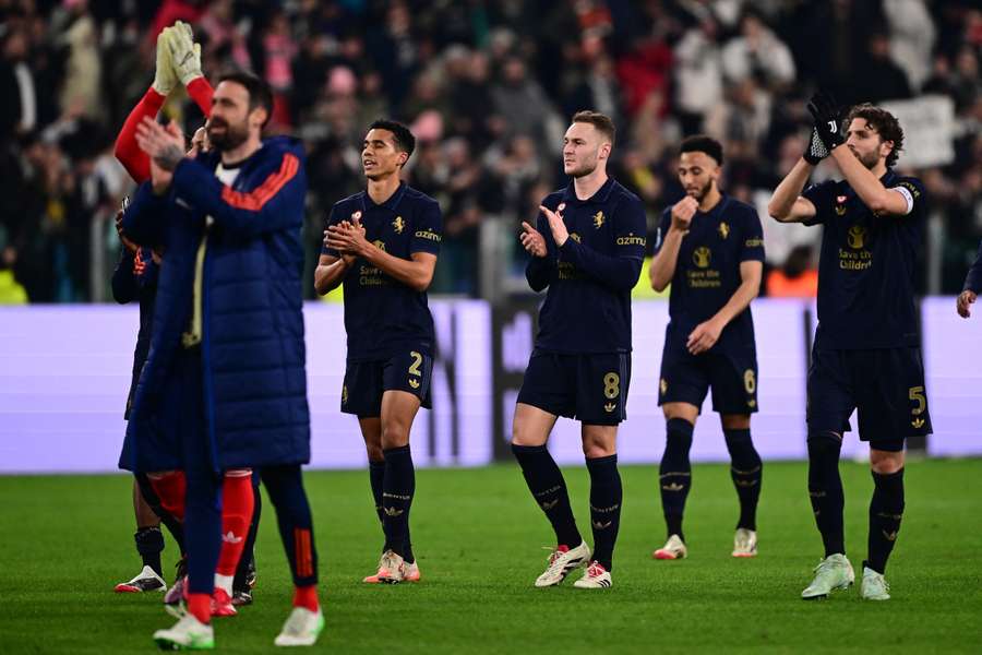 La Juventus saluda a sus aficionados