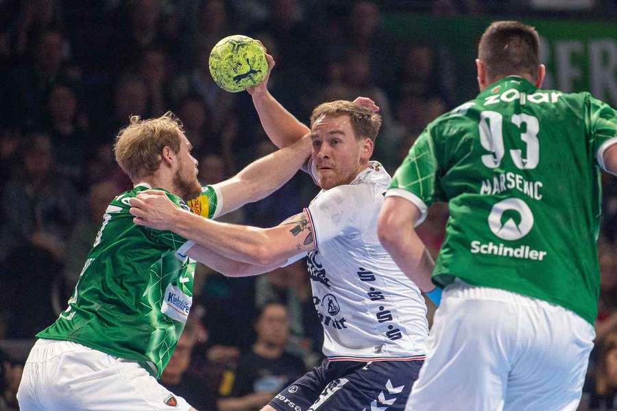 Simon Pytlick, here in action against Füchse Berlin