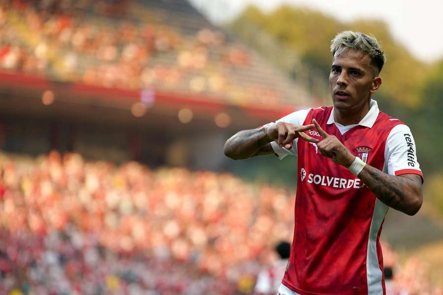 Zalazar ao serviço do SC Braga