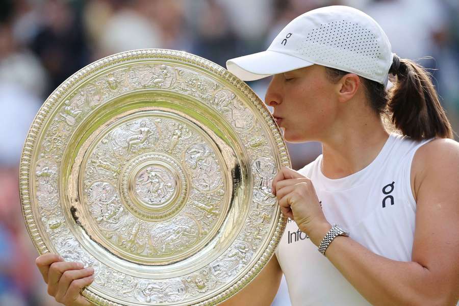 Iga Swiatek venceu em Wimbledon