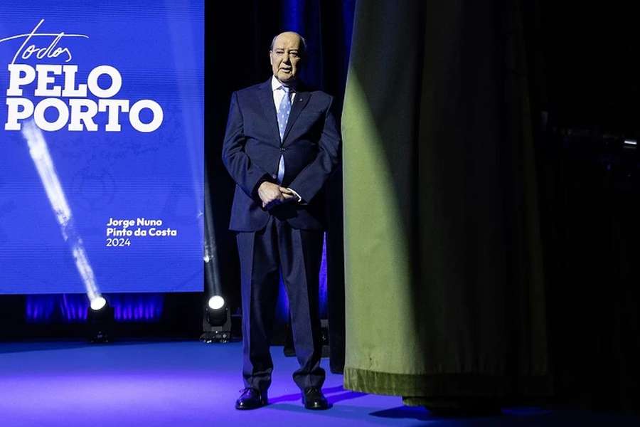 Pinto da Costa, atual presidente e candidato pela lista A à recondução na presidência do FC Porto