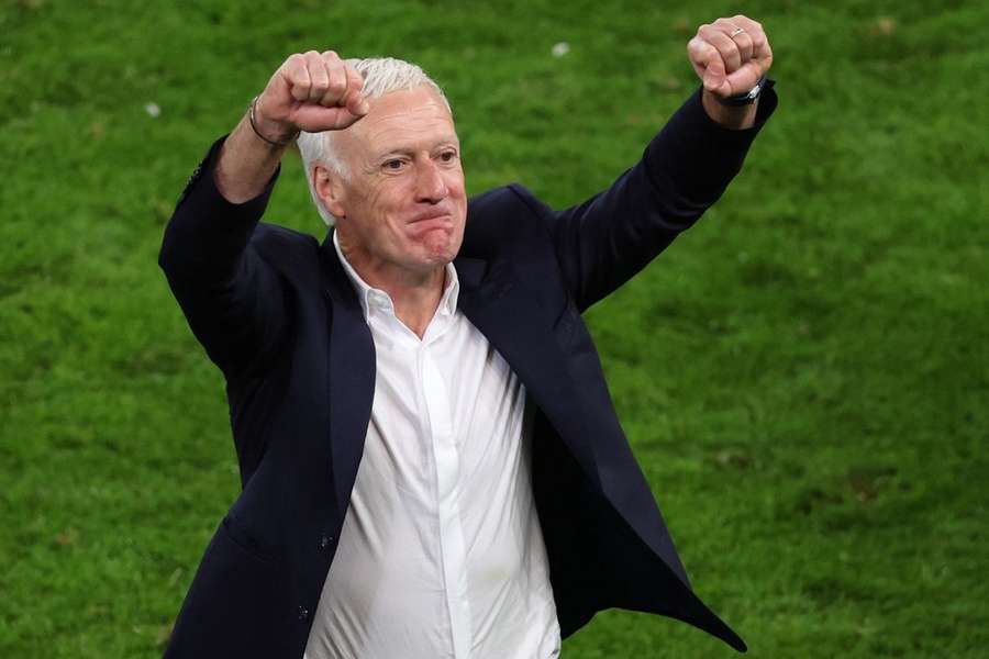 Didier Deschamps contre le Portugal.