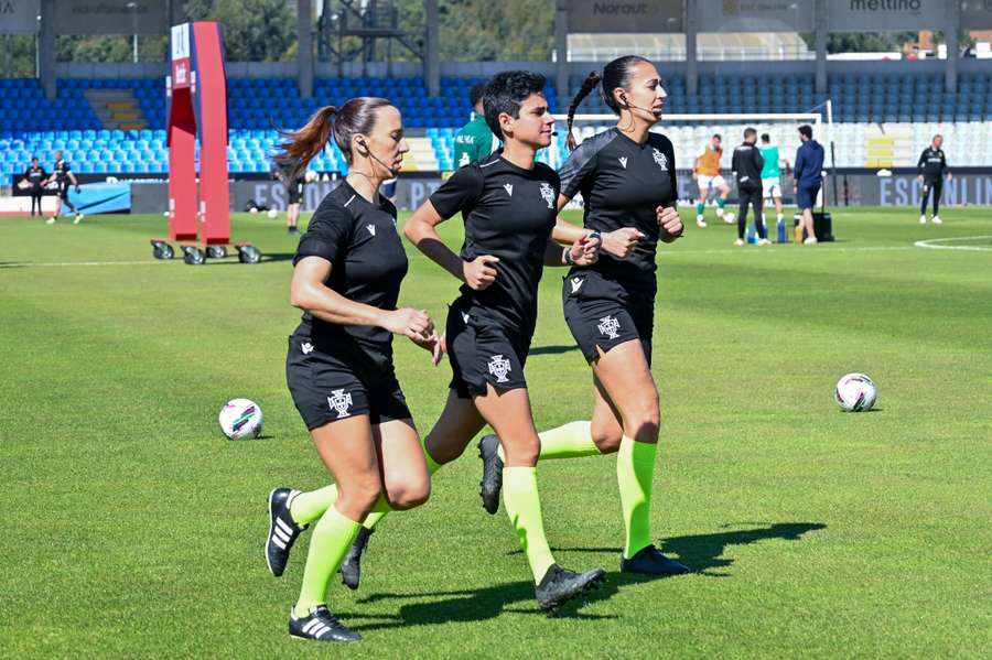 Catarina Campos apitou o Casa Pia-Rio Ave