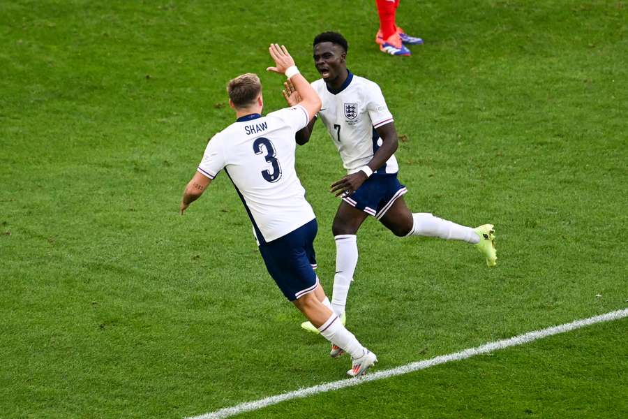 Saka salvou a Inglaterra no momento mais difícil do jogo