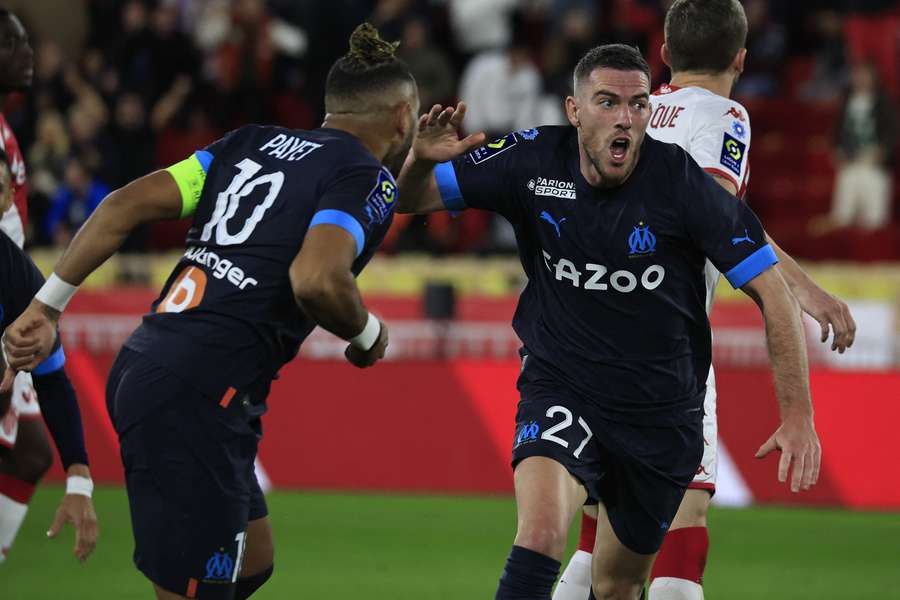 V Monaku se radovali hosté z Marseille, díky gólu v poslední vteřině vyhráli 3:2.