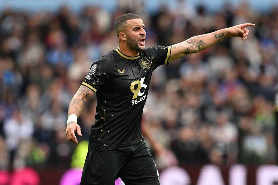 Kyle Walker in action for Burnley