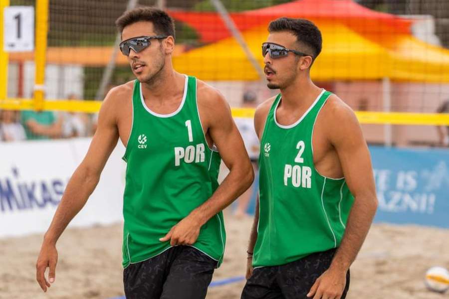 João Pedrosa e Hugo Campos em ação João Pedrosa e Hugo Campos em ação
