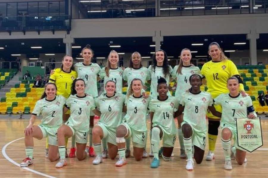 Jogadora da seleção de futsal