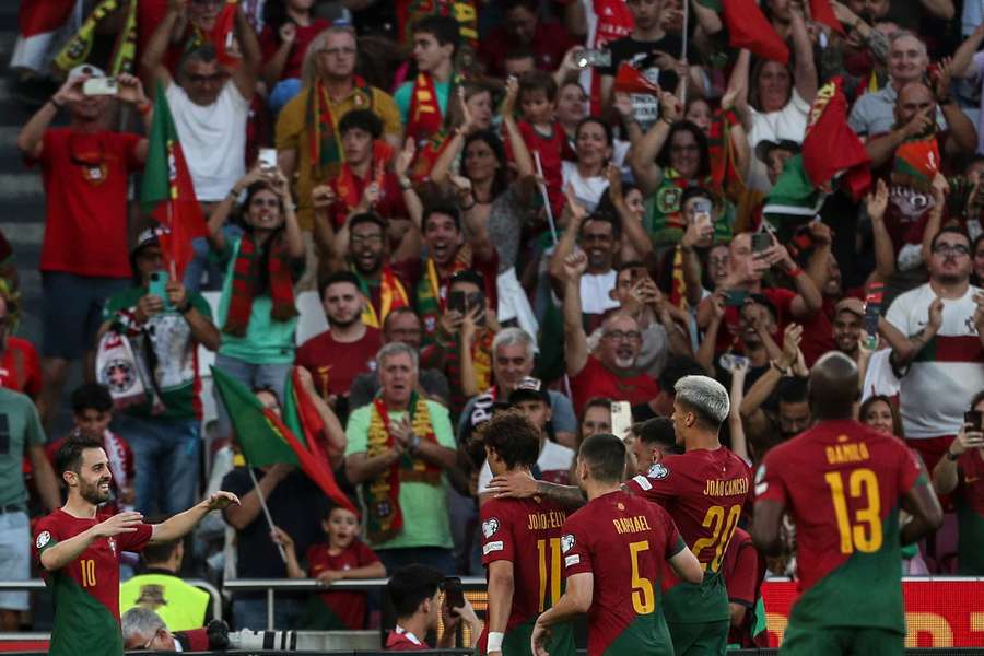 Portugal venceu no Estádio da Luz