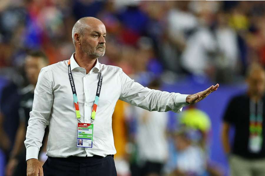 Steve Clarke on the touchline Steve Clarke on the touchline