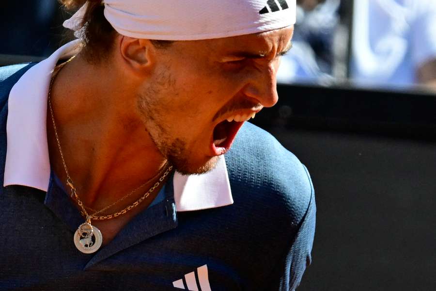 Alexander Zverev freut sich über seinen Final-Einzug.