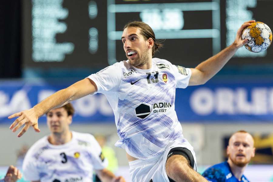 Julien Bos contre Plock, fin mars.