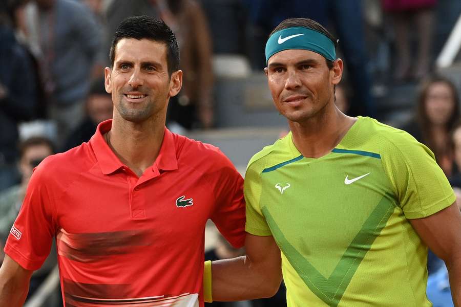 Djokovic y Nadal, frente a frente.