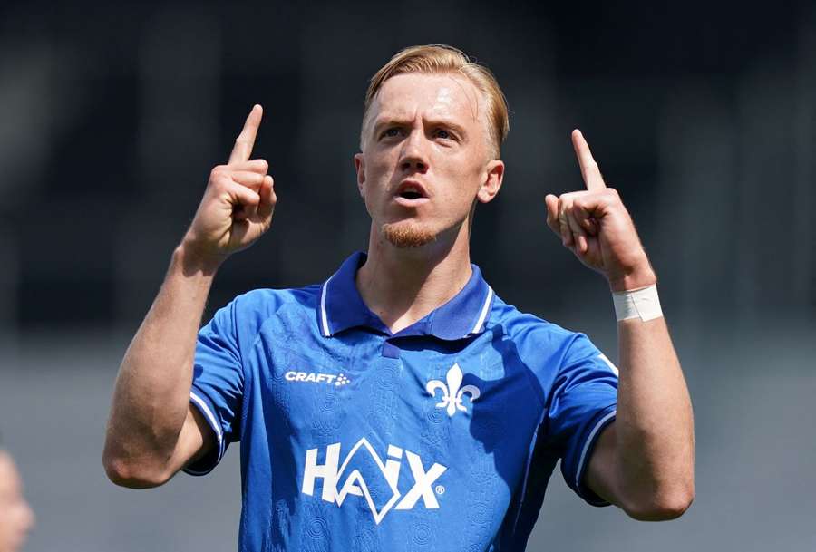 Stürmer Lidberg hat in der 2. Liga regelmäßig getroffen Stürmer Lidberg hat in der 2. Liga regelmäßig getroffen