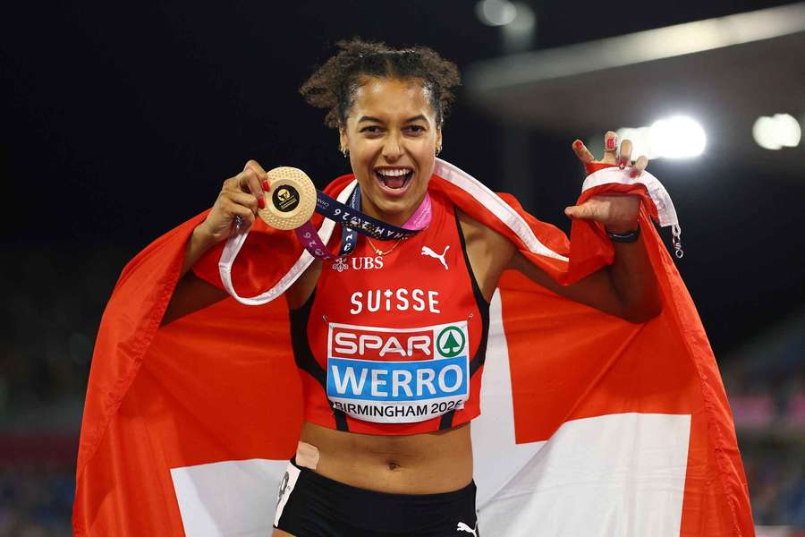 Switzerland's Audrey Werro wins European women's 800m gold