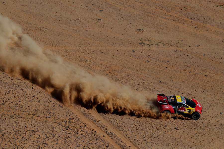 Carlos Sainz has a 13-minute lead with two stages remaining before Friday's finish. 