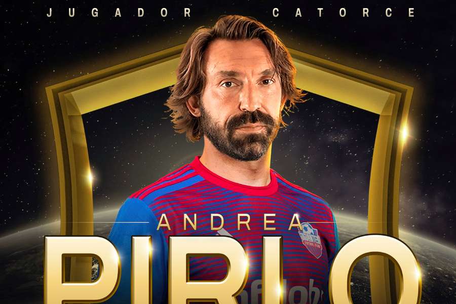 Andrea Pirlo vai jogar na Kings League