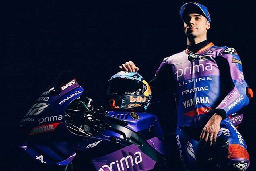 Miguel Oliveira na apresentação da Pramac