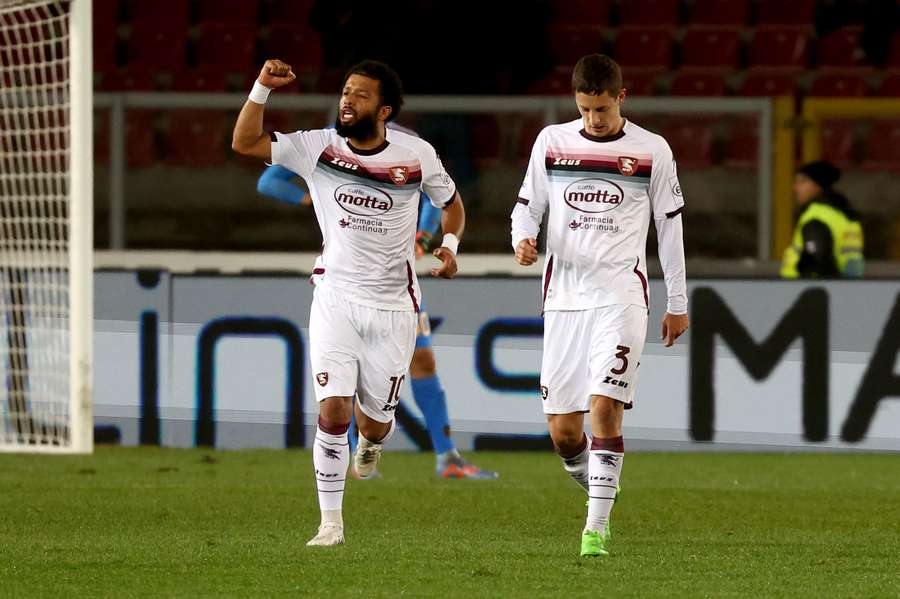 Salernitana scored twice in the first 20 minutes of the game