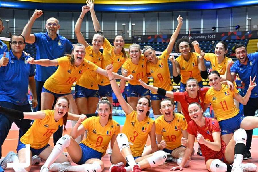 România s-a calificat în optimi la Europeanul de volei