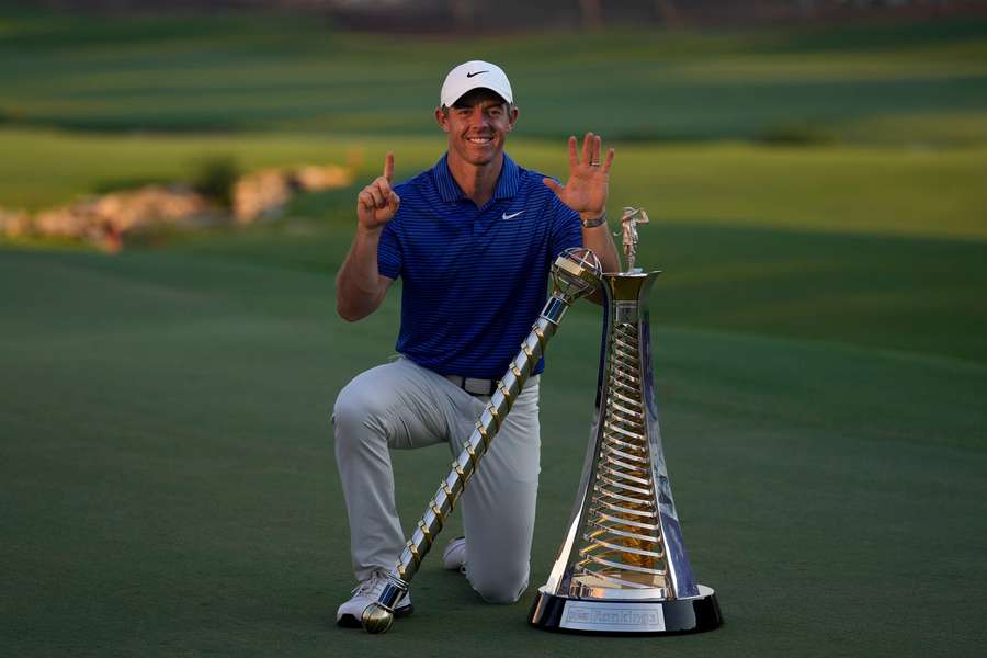 Rory McIlroy won zondag zijn zesde Road to Dubai-titel