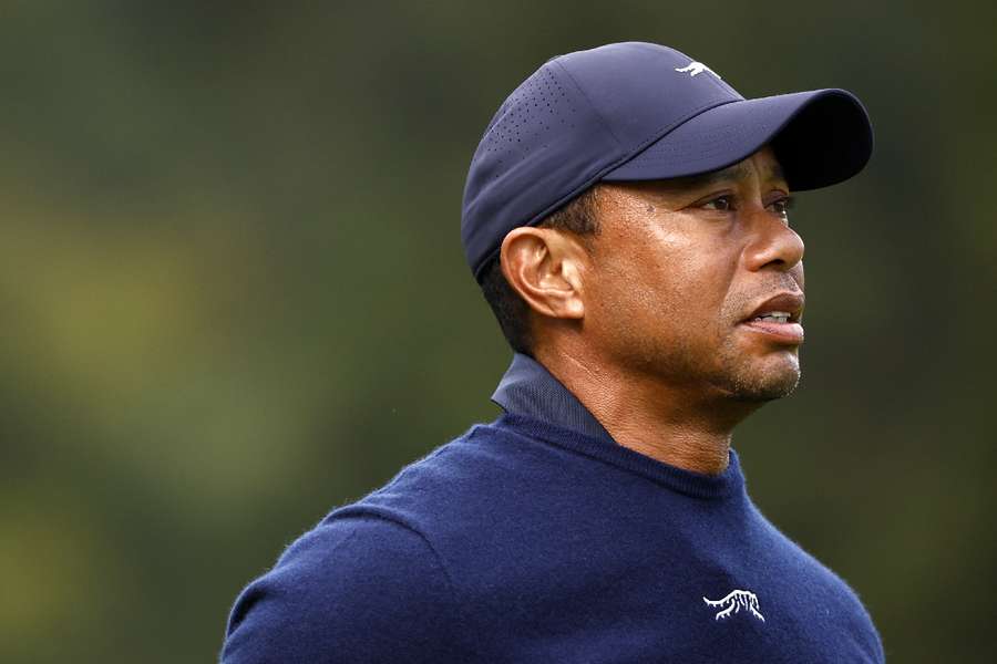 Tiger Woods withdrew after hitting his tee shot at the seventh hole at The Genesis Invitational
