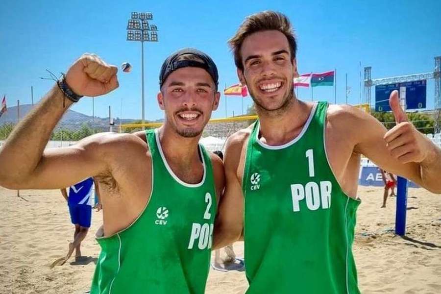 João Pedrosa e Hugo Campos em ação