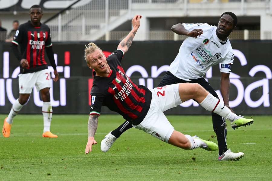 Simon Kjær og Milan lå vandret mod Spezia, men uden held