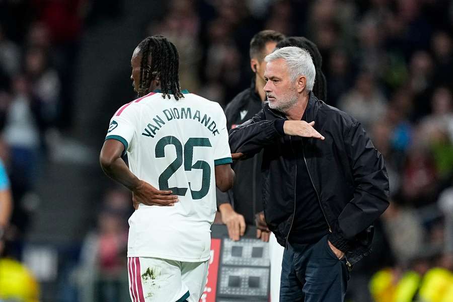 Diomande și Jose Mourinho Diomande și Jose Mourinho