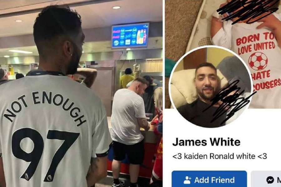 White foi flagrado com camisa ofensiva em Wembley