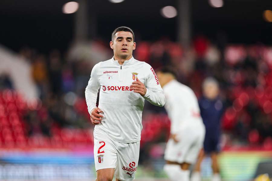 Víctor Gómez es el jugador del SC Braga con más minutos esta temporada