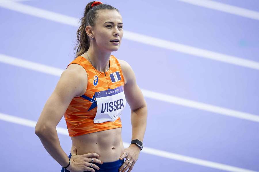 Nadine Visser gaat met de vijfde tijd van het veld naar de finale in Parijs