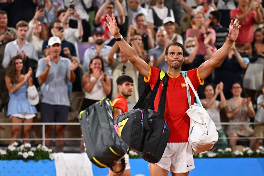 Nadal and Alcaraz at the Paris Olympics