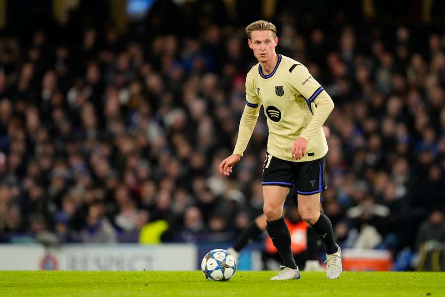 Frenkie de Jong avec le Barça. Frenkie de Jong avec le Barça.