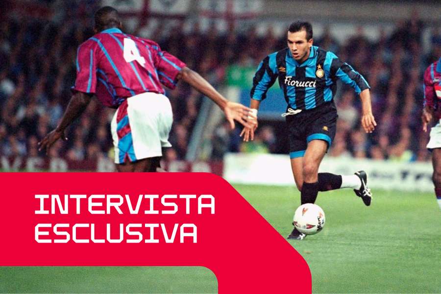 Rubén Sosa con la maglia dell'Inter