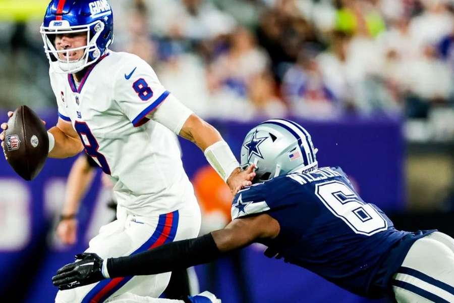 NFL : les Giants plient face aux Cowboys et subissent leur première défaite de la saison